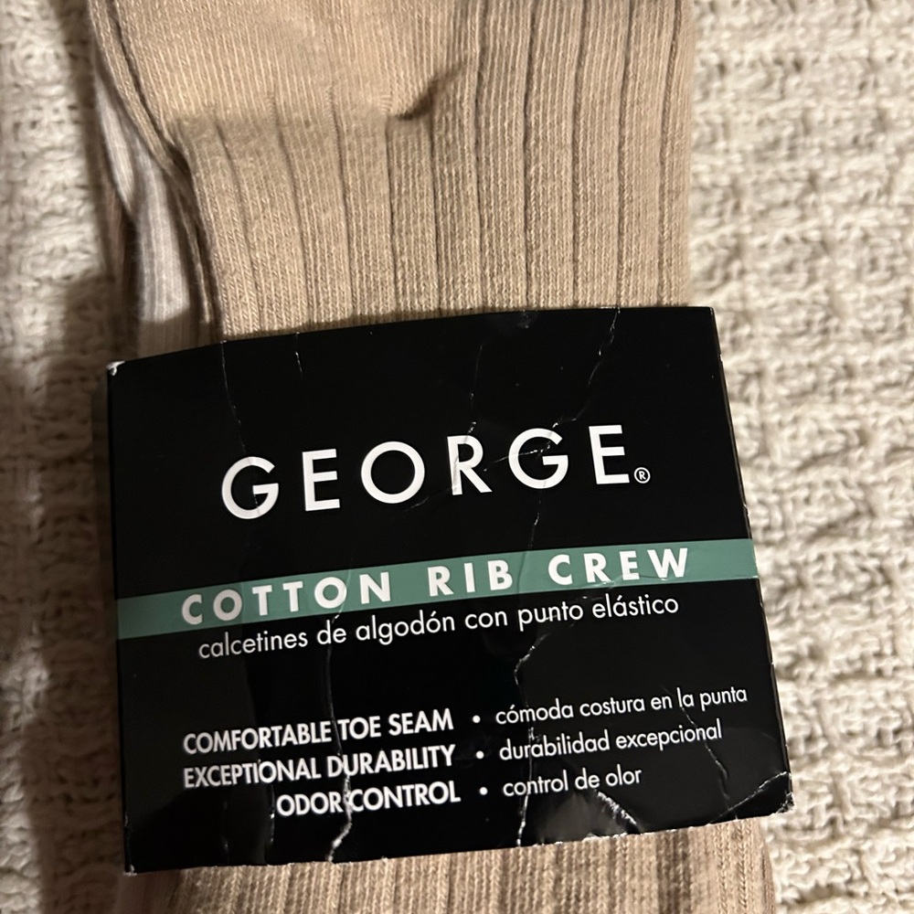 George socks have already sold.